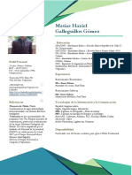 Plantilla de Curriculum Vitae