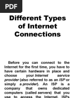 Different Types of Internet Connections