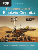 Solutions Manual For Fundamentals of Ele PDF