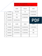 Jadwal Pelajaran 1-6