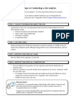 Job Analysis Checklist PDF