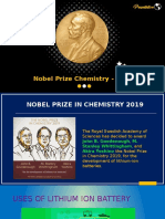 Nobel Prize Chemistry - Development of Lithium-Ion Batteries