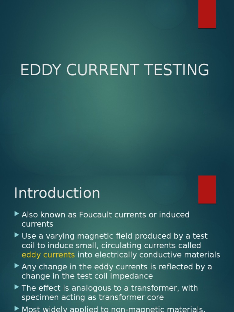 Understanding Eddy Current Testing | PDF | Inductor | Electrical ...