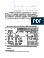 The subject of this report concerns the space planning of various casinos in the 21st century and how they have changed over tim eto terms with the pursuant terminology that t