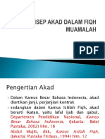 Konsep Akad Dalam Fiqh Muamalah