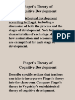 Cognitive Development Theory