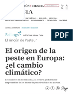 El Origen de La Peste en Europa - ¿El Cambio Climático