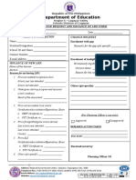 Planning Forms FM SGO PLA 001