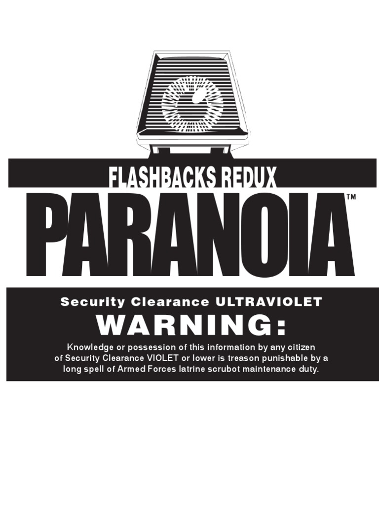 Paranoia - Flashbacks Redux PDF | PDF | Nature