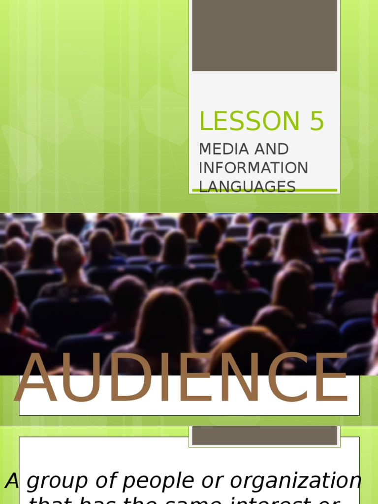 Lesson 5 Media and Information Language | PDF | Social Media | Popular ...