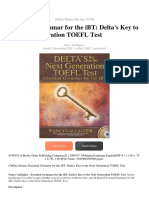 Essential Grammar For The Ibt Delta S Key To The Next Generation Toefl Test PDF 61ed6c6a6