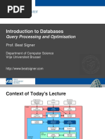 Query Processing and Optimisation - Intr