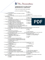 Comprehensive Exam (PCG)