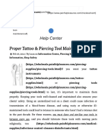 Proper Tool Maintenance PDF