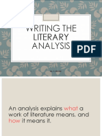 2020 - Literary Analysis