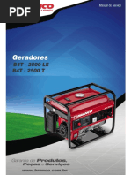 Manual de Serviço B4T 2500 LE B4T 2500 T