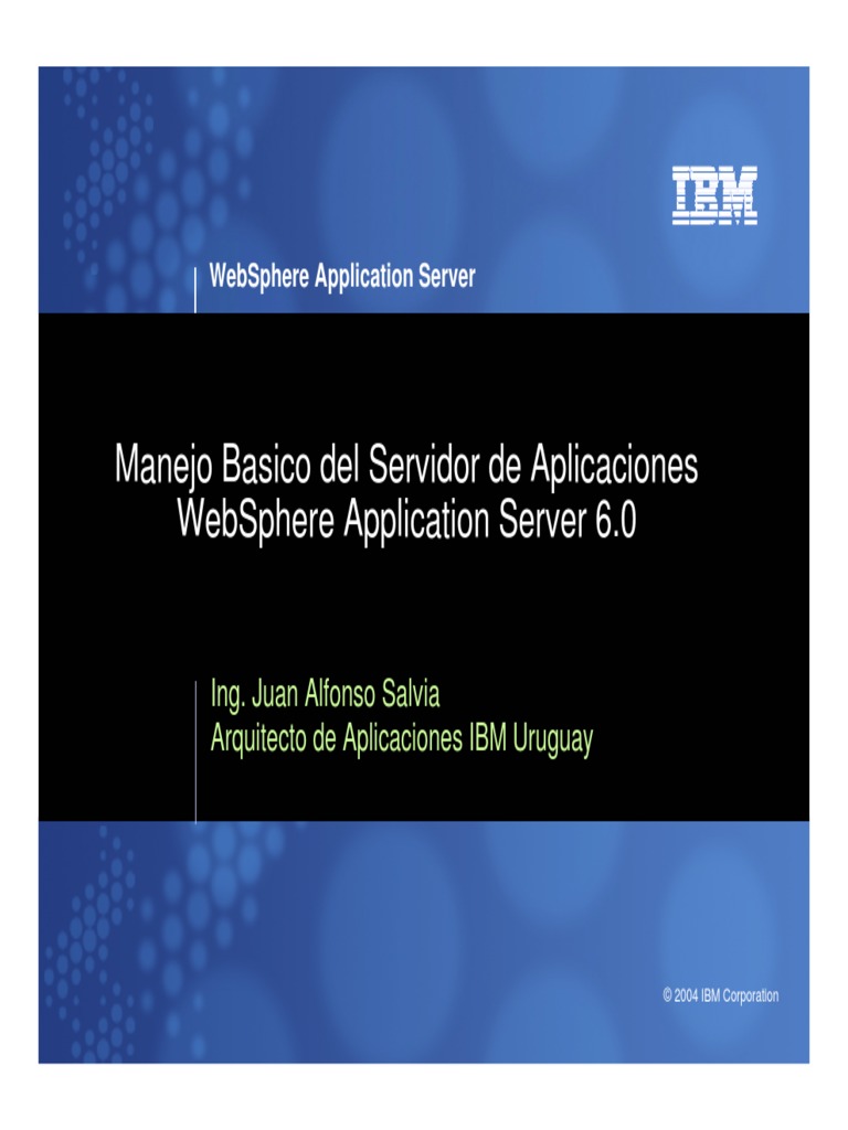 Clase005744 Web Sphere PDF | PDF | Servidor web | Internet y web