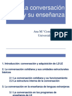 5.1. - La Conversación y Su Enseñanza (Cestero) - PPT PDF