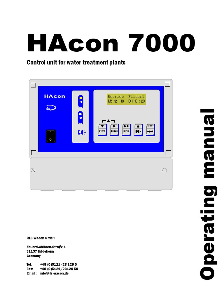 Manual HACON 7000 PDF | PDF | Menu (Computing) | Personal ...