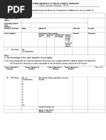 RGUHS LIC Inspection Form Guidelines | PDF | Pathology | Medicine