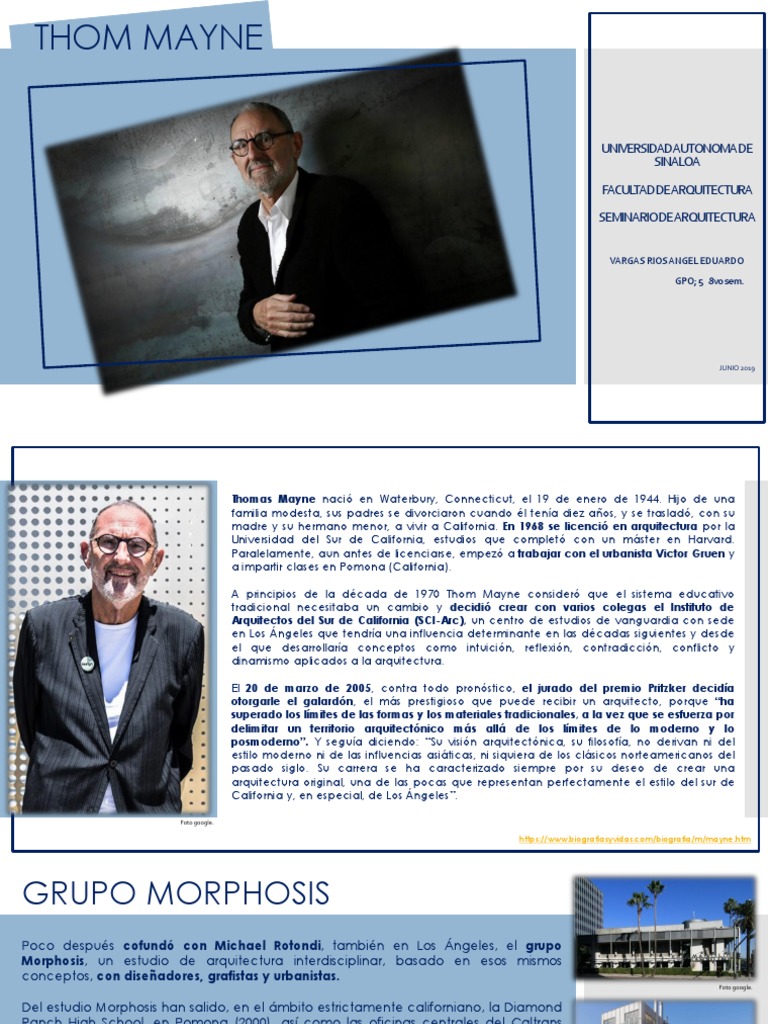Thom Mayne y Morphosis: Innovación Arquitectónica | PDF | los Angeles ...