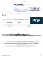 Tarifas - Plafam Anticonceptivos