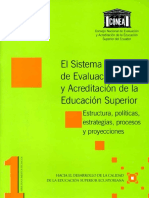 El Sistema Nacional de Evaluacion y Acreditacion de La Educacion Superior-2003 PDF