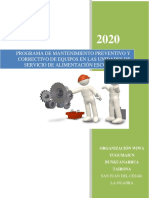 5.2 PROGRAMA DE MANTENIMIENTO DE EQUIPOS COMEDORES - Wiwa PDF