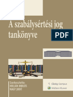 A Szabálysértési Jog Tankönyve