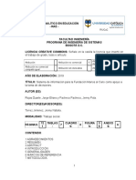 Rae Sistema de Información para La Fundación Manos Al Cielo