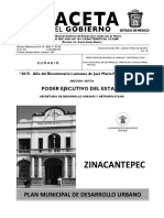 Plan de Desarrollo Municipal de Zinacantepec