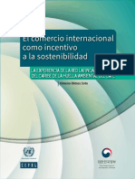 El Comercio Internacional Como Incentivo A La Sostenibilidad - Huella de Carbono en Pccion de Cafe CEPAL 2019 PDF