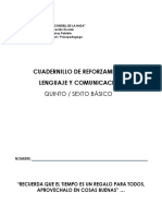 Cuerdernillo de Trabajo - Lenguaje y Comunicación 5°-6° Básico