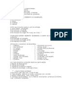 Significado e sequência da Santa Missa