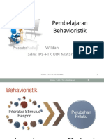 Pedagogik Behavioristik Wildan PDF