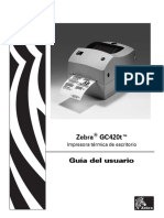 Manual Impresora gc420t Ug Es