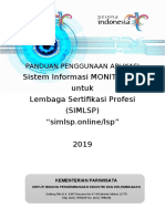 PENGGUNAAN APLIKASI Sim LSP