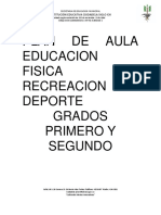 Plan de Aula Educacion Fisica Recreacion y Deporte Primaria 1