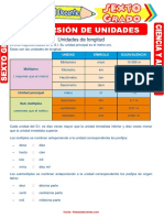 Conversión de Unidades para Sexto Grado de Primaria