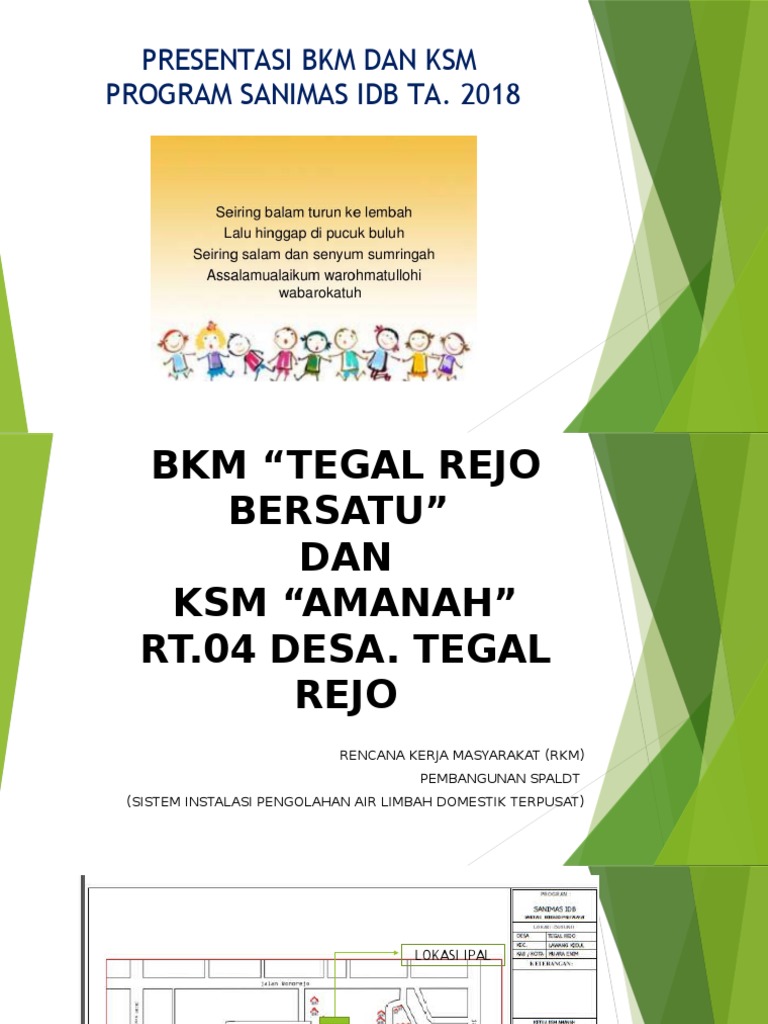 Rencana Kerja SPALDT Tegal Rejo | PDF