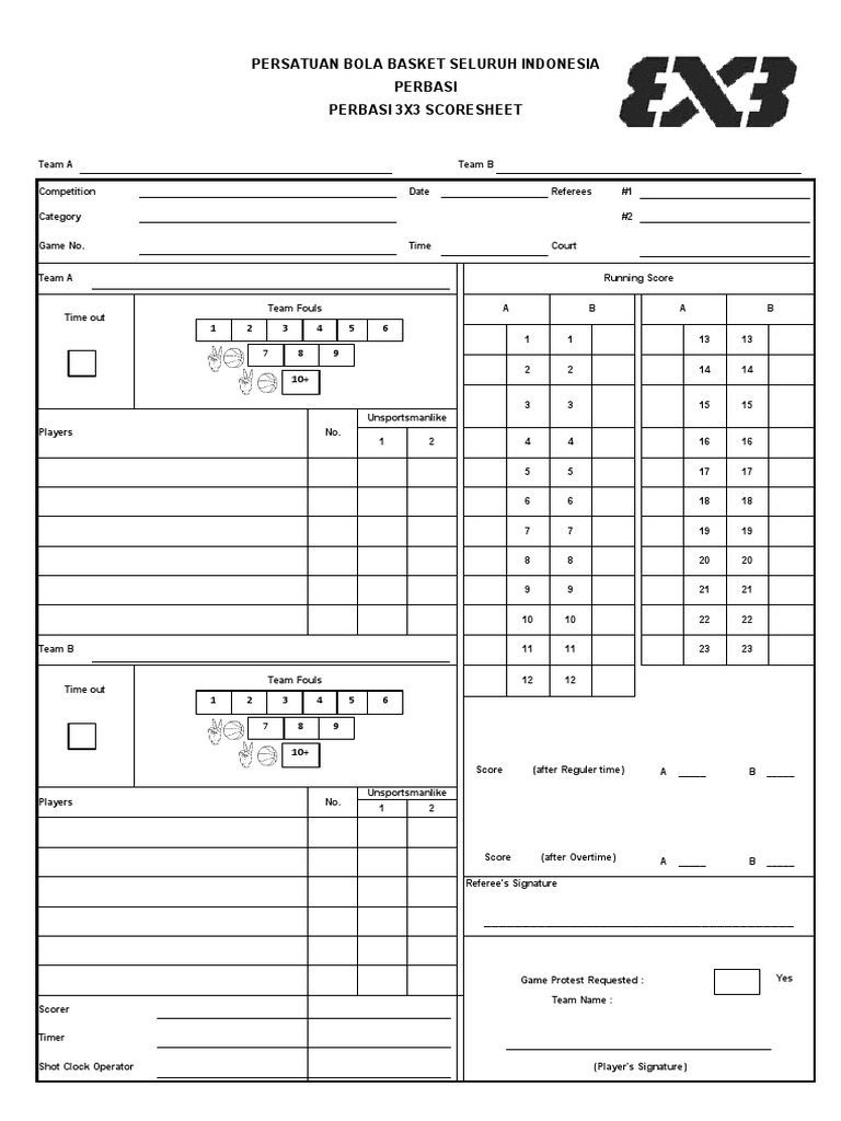 3x3 Basketball Olympics Scoring Rules
