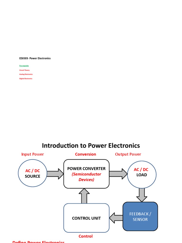 Power Electronics Course Overview | PDF | Power Electronics | Power ...