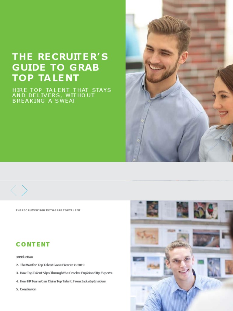 Recruiter's Guide to Top Talent | PDF | Recruitment | Organizational ...