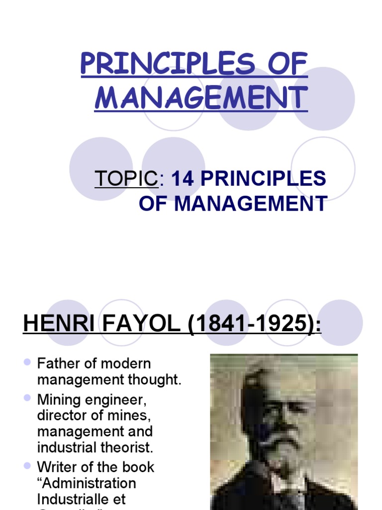 Henry Fayol HRM | PDF | Employment | Business
