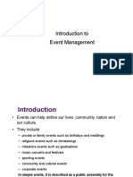 Introduction to Event Management Basics