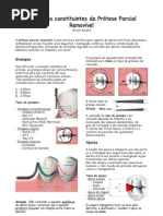 Elementos constituintes da Prótese Parcial Removível