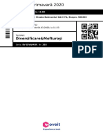 Brasov-Primavara-2020 - Bilet - Seria BV DIV&MOF 393 PDF