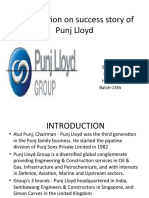 Presentation On Success Story of Punj Lloyd