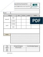 CHECK LIST FOR Slab RFT