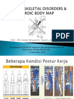 MSDs & Nordic Body Map - 13 Sep 2016